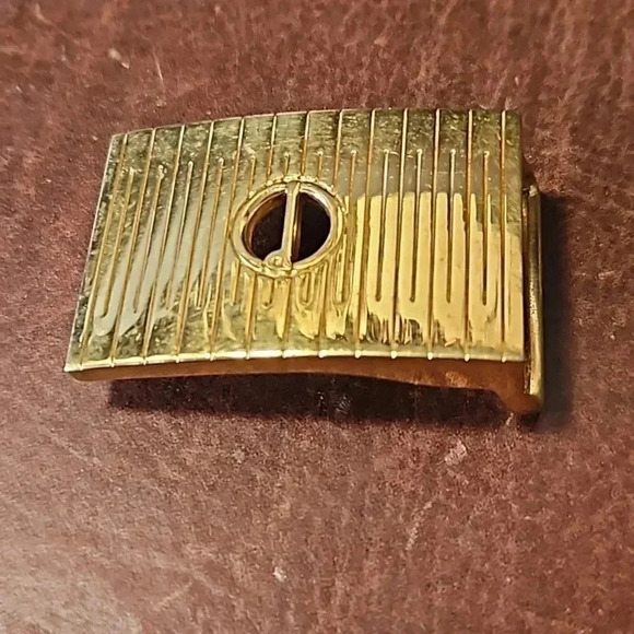 Dunhill Accessories - Vintage Dunhill Gold Tone Belt Buckle 30mm